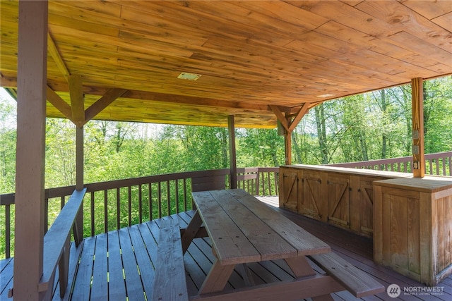 view of deck