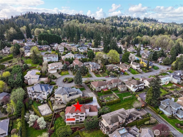 15832 SE 45th St, Bellevue, WA 98006 - aerial view with a residential view