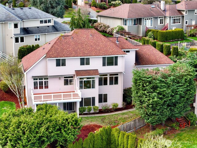 15832 SE 45th St, Bellevue, WA 98006 - rear view of property with a residential view