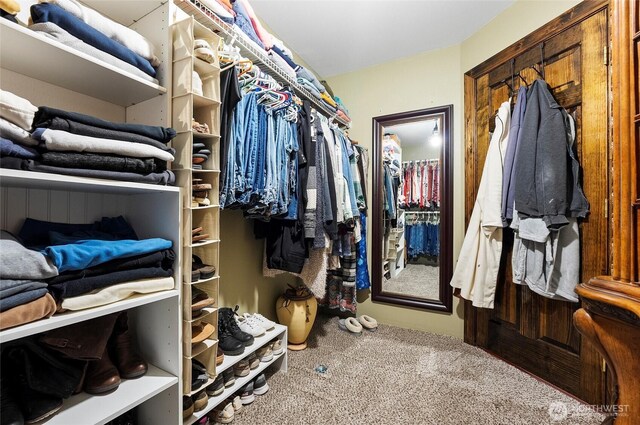 3609 Lakeshore Dr, Moses Lake, WA 98837 - spacious closet featuring carpet flooring
