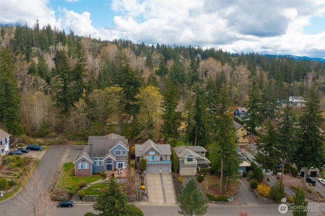 2932 Huntington St, Bellingham, WA 98226 - drone / aerial view with a forest view and a residential view