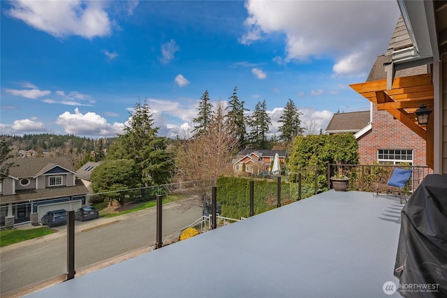 2932 Huntington St, Bellingham, WA 98226 - exterior space featuring a grill, a residential view, and a balcony