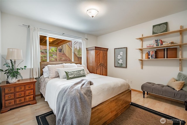 2932 Huntington St, Bellingham, WA 98226 - bedroom with light wood-type flooring and baseboards