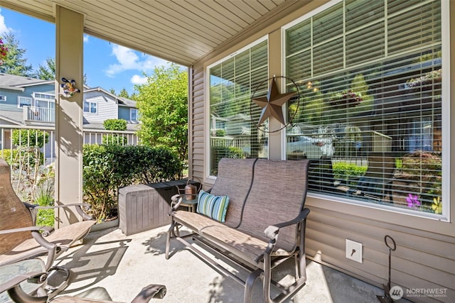 view of patio / terrace featuring a porch
