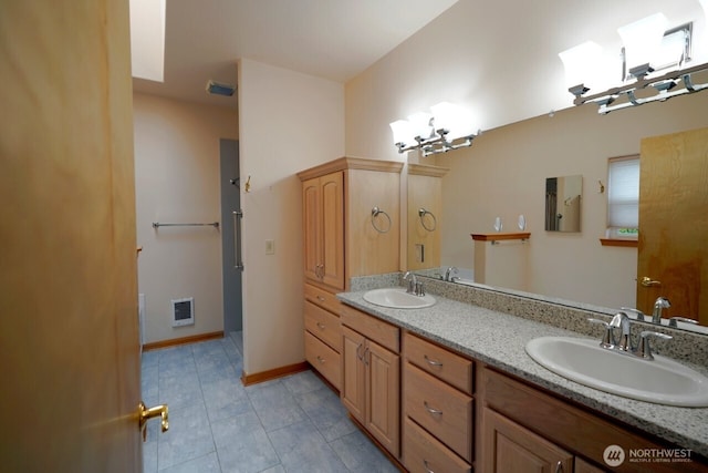 230 Choice Loop, Sequim, WA 98382 - full bathroom with double vanity and tile patterned floors