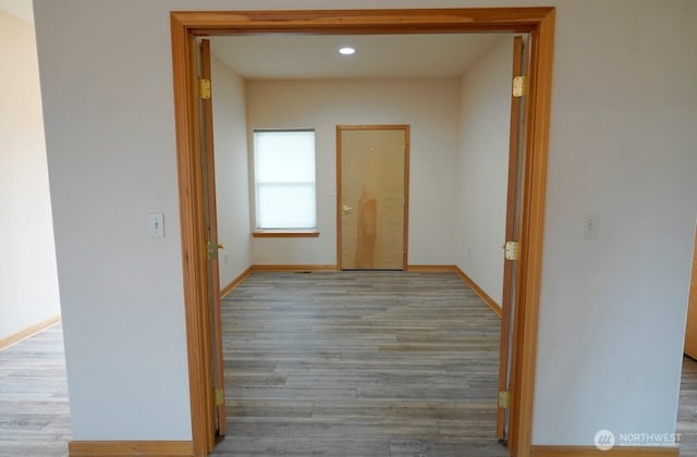 230 Choice Loop, Sequim, WA 98382 - hallway featuring wood finished floors and recessed lighting