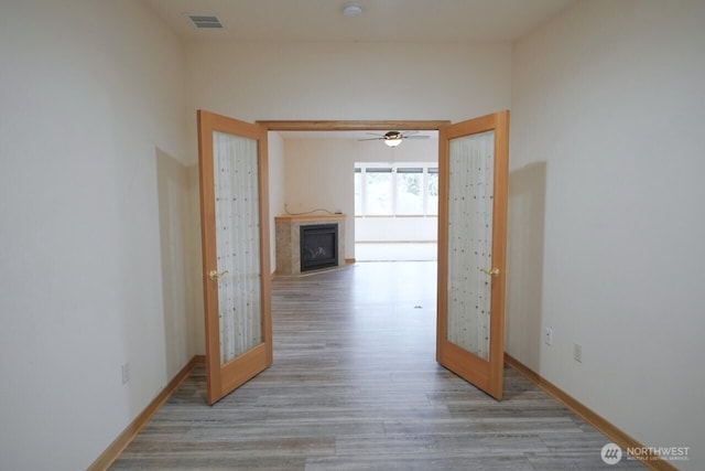 230 Choice Loop, Sequim, WA 98382 - hall with wood finished floors and baseboards