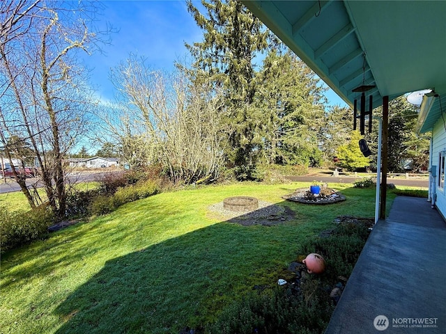 view of yard