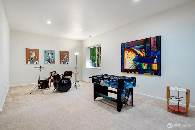 17955 SE 60th St, Bellevue, WA 98006 - game room with baseboards and carpet flooring