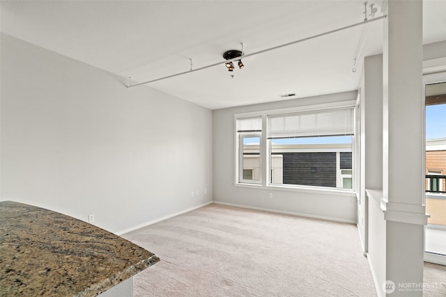 109 2nd St S Unit 337, Kirkland, WA 98033 - interior space with visible vents, baseboards, and light colored carpet