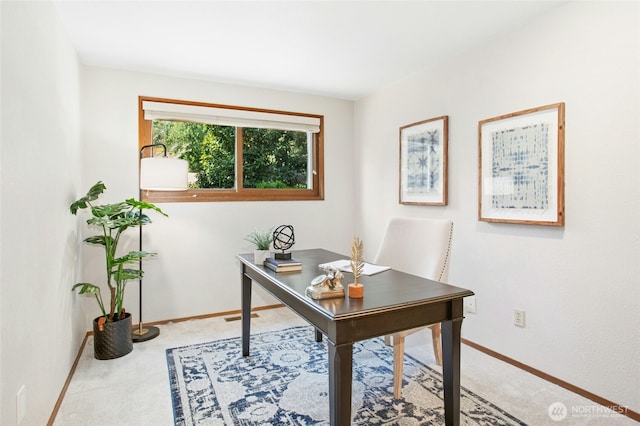 3429 167th Ave SE, Bellevue, WA 98008 - office area featuring carpet floors and baseboards