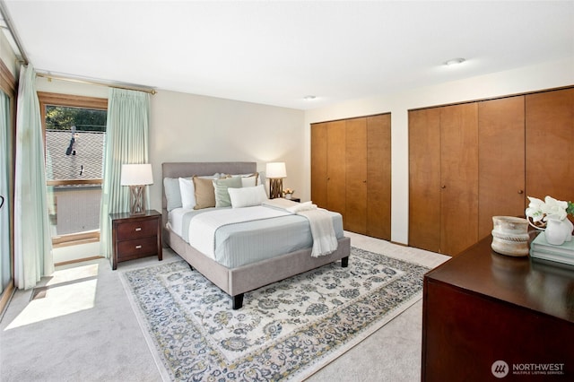 3429 167th Ave SE, Bellevue, WA 98008 - bedroom with carpet floors and two closets