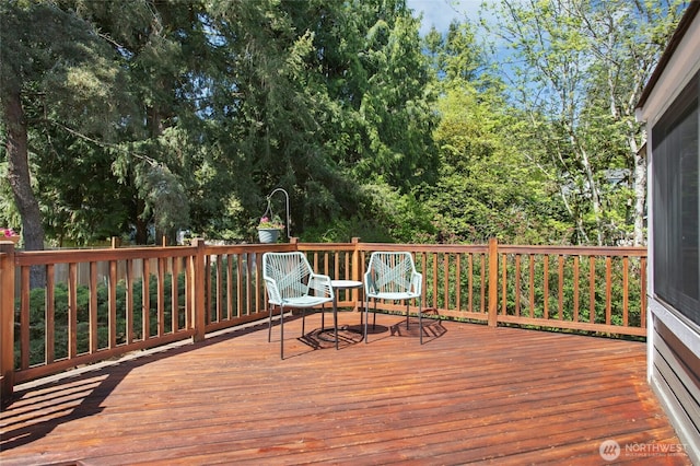 3429 167th Ave SE, Bellevue, WA 98008 - view of wooden deck
