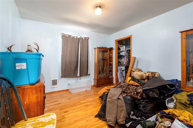 192 Meade Hill Rd, Glenoma, WA 98336 - interior space featuring wood finished floors and visible vents