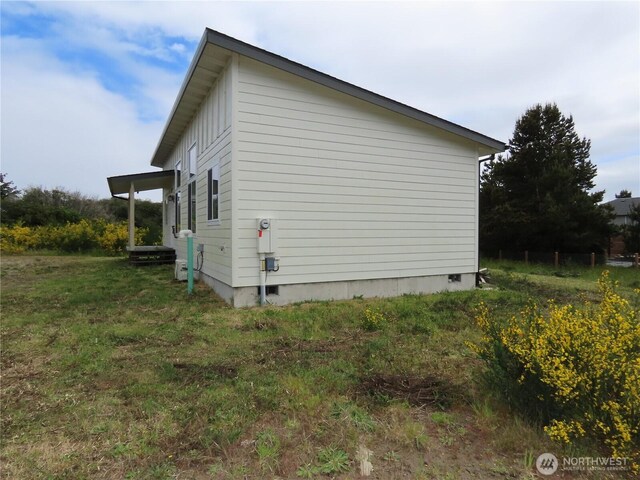 943 Silver King Ave SE, Ocean Shores, WA 98569 - view of home's exterior with crawl space