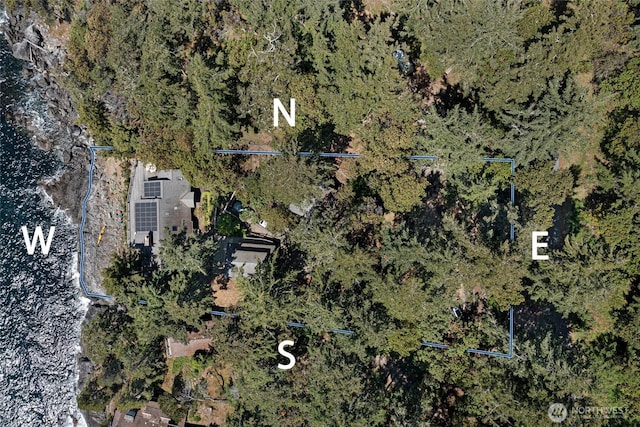 681 Smugglers Cove Rd, Friday Harbor, WA 98250 - drone / aerial view