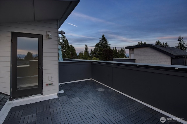 10710 Greenwood Ave N Unit A, Seattle, WA 98133 - view of patio featuring a balcony