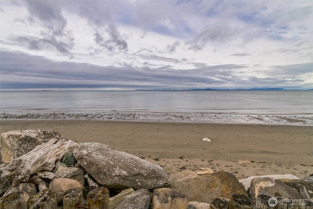 water view featuring a view of the beach