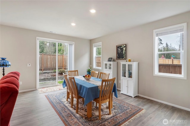 26334 203rd Pl SE, Covington, WA 98042 - dining space featuring wood finished floors and recessed lighting