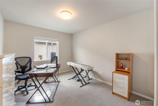 26334 203rd Pl SE, Covington, WA 98042 - home office with light colored carpet and baseboards