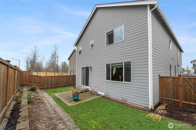 26334 203rd Pl SE, Covington, WA 98042 - rear view of property featuring a patio area and a fenced backyard