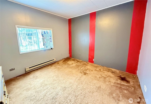 21 Cummings Ave, Elma, WA 98541 - carpeted spare room featuring baseboard heating