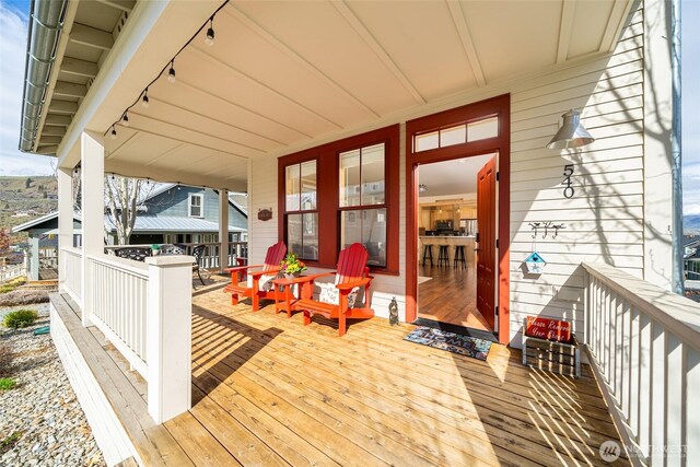 540 Porcupine Ln, Chelan, WA 98816 - view of wooden terrace