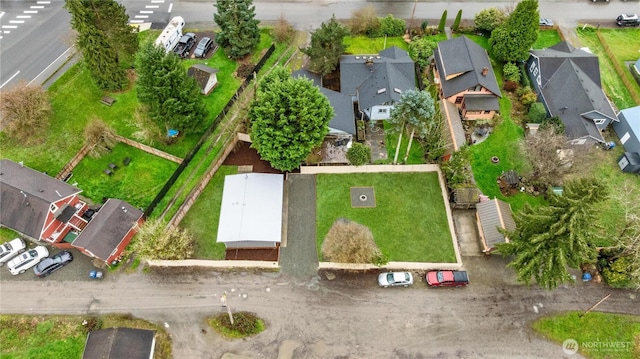 birds eye view of property featuring a residential view