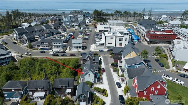 32 Madison Ln, Pacific Beach, WA 98571 - aerial perspective of suburban area featuring a large body of water