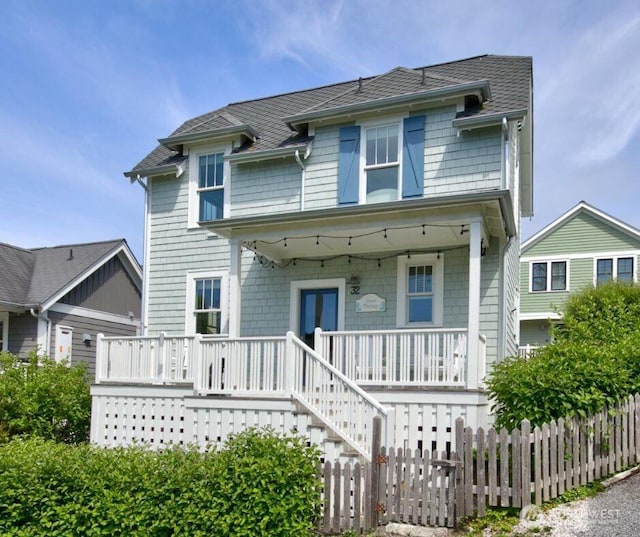 32 Madison Ln, Pacific Beach, WA 98571 - view of front of property with a porch and stairway