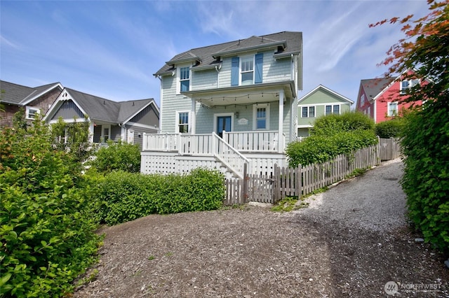 32 Madison Ln, Pacific Beach, WA 98571 - view of front of property with covered porch
