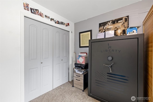 interior space with a closet