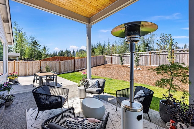 6346 Marymere Rd SW, Port Orchard, WA 98367 - view of patio / terrace featuring a fenced backyard and an outdoor hangout area
