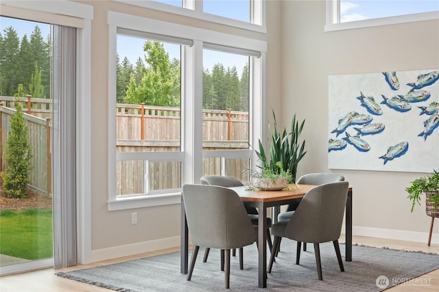 6346 Marymere Rd SW, Port Orchard, WA 98367 - dining area with wood finished floors and baseboards
