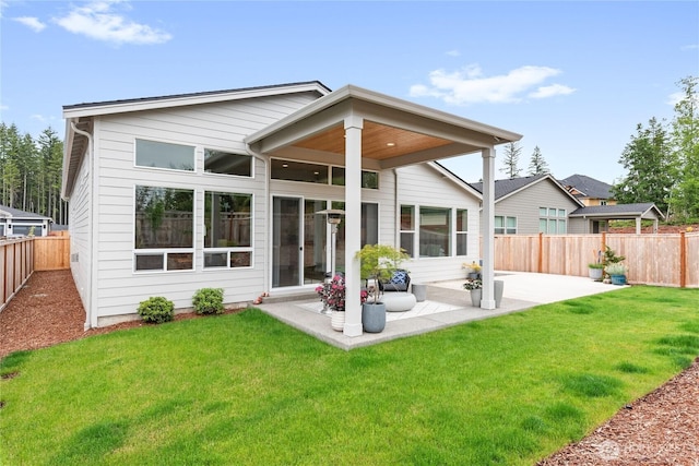 6346 Marymere Rd SW, Port Orchard, WA 98367 - back of house with a patio and a fenced backyard