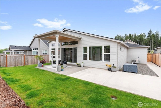 6346 Marymere Rd SW, Port Orchard, WA 98367 - rear view of house with a patio area and a fenced backyard