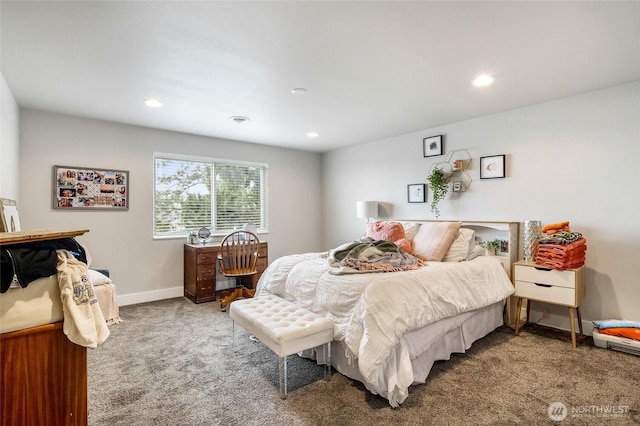 6 Pelican Pl SE, Moses Lake, WA 98837 - carpeted bedroom featuring baseboards, visible vents, and recessed lighting