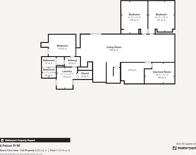 6 Pelican Pl SE, Moses Lake, WA 98837 - plan