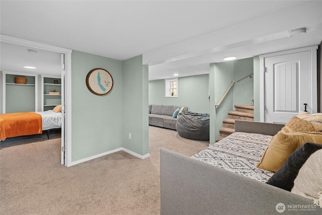 417 W 2nd St, Cle Elum, WA 98922 - bedroom with baseboards and carpet floors