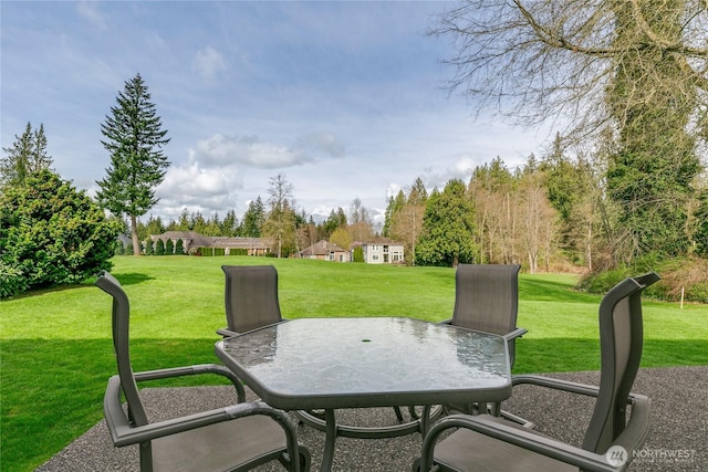 view of patio / terrace with outdoor dining space