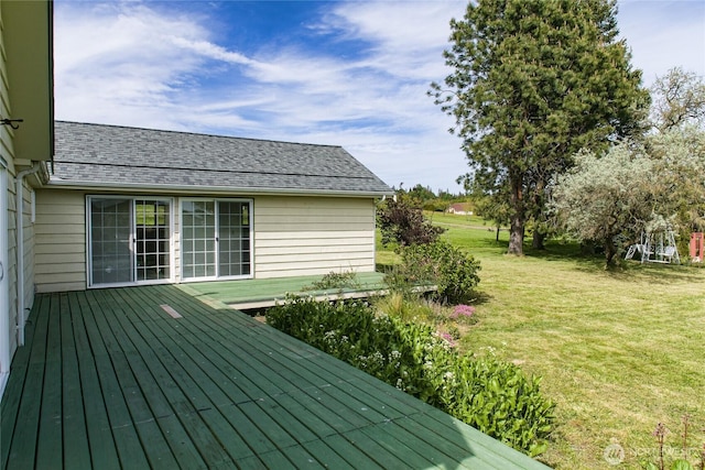 5296 Olson Rd, Ferndale, WA 98248 - deck with a yard