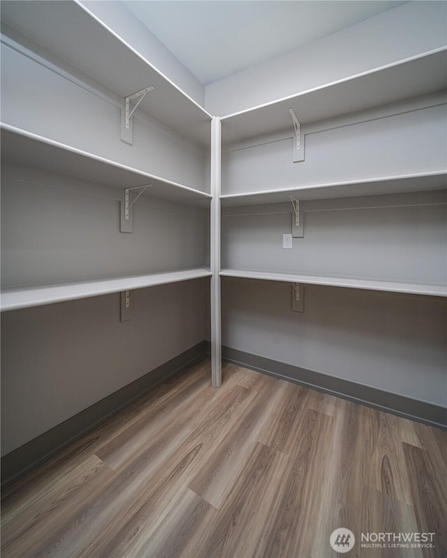 view of storage area