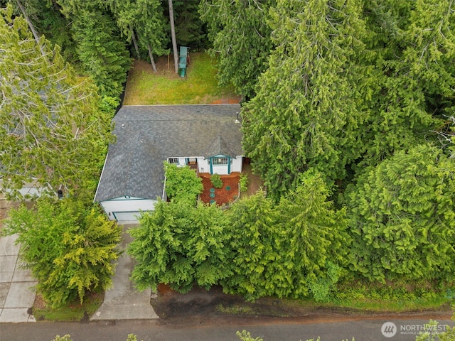 view of subject property