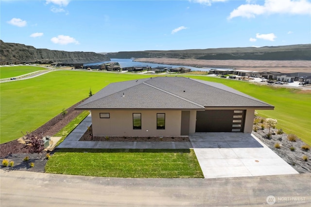 9604 Ridgeview Dr NW, Quincy, WA 98848 - view from above of property with a large body of water