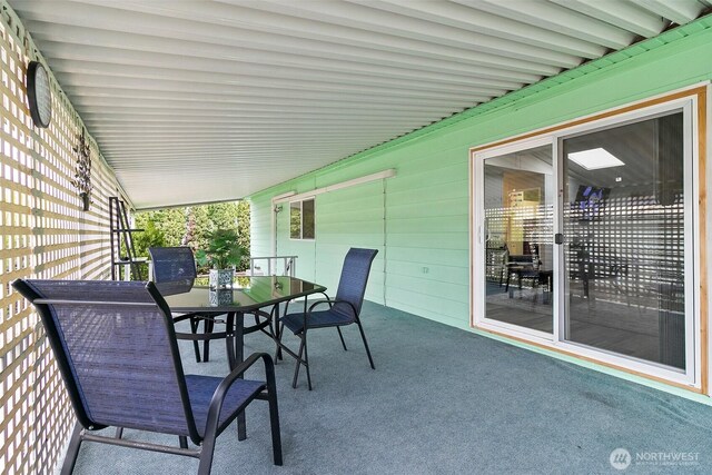 11436 SE 208th St Unit 33, Kent, WA 98031 - view of patio / terrace featuring outdoor dining area