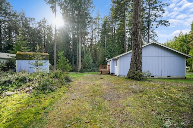 12802 Silver Dr, Anderson Island, WA 98303 - view of yard