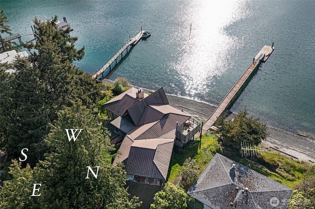 458 De Haro Ln, Friday Harbor, WA 98250 - aerial view with a water view