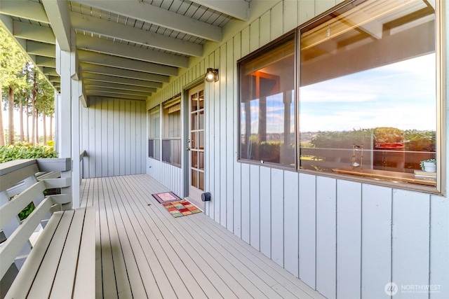 view of deck