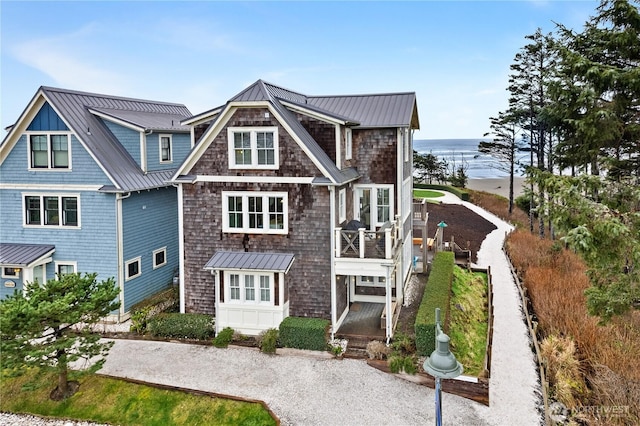 78 Pacifica Ln, Pacific Beach, WA 98571 - shingle-style home with a standing seam roof and metal roof
