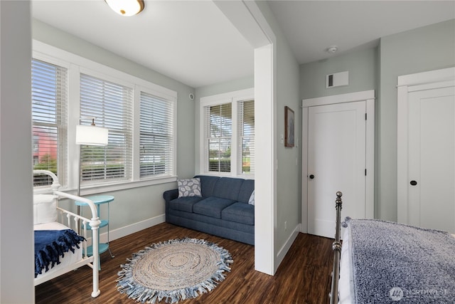 78 Pacifica Ln, Pacific Beach, WA 98571 - sitting room with visible vents, baseboards, and wood finished floors
